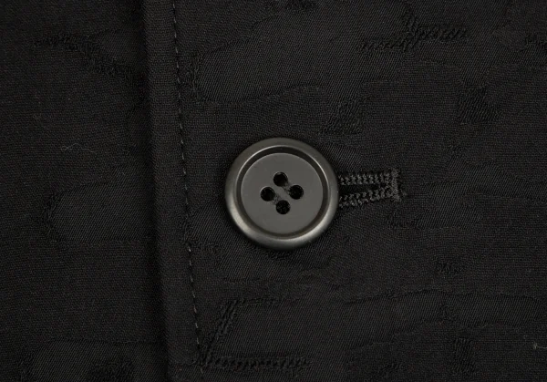 ワイズY's カモフラジャガードレーヨンポリジャケット 黒L位 K-75813_008