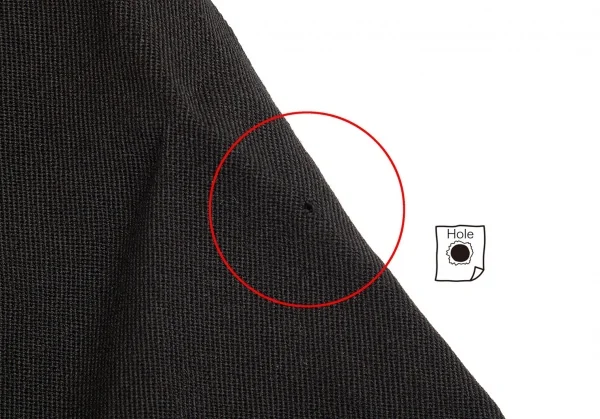 ワイズフォーリビングY's for living BASIC ウールギャバワイドパンツ 黒M K-75816_012