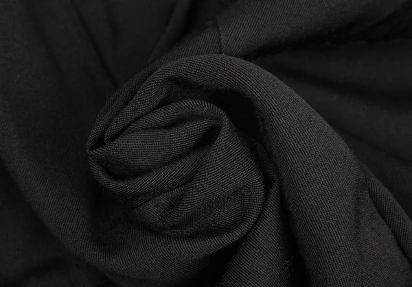 ワイズフォーリビングY's for living BASIC ウールギャバワイドパンツ 黒M K-75816_013