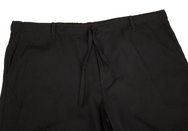 ワイズフォーリビングY's for living BASIC ウールギャバワイドパンツ 黒M K-75816_002