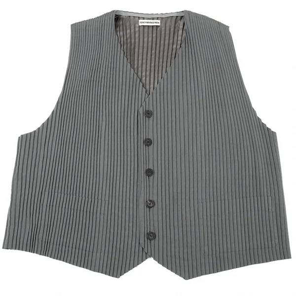 イッセイミヤケ メンISSEY MIYAKE MEN プリーツベスト