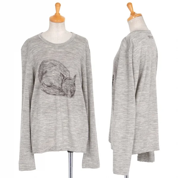 コムコム コムデギャルソンCOMME des GARCONSプリントウール