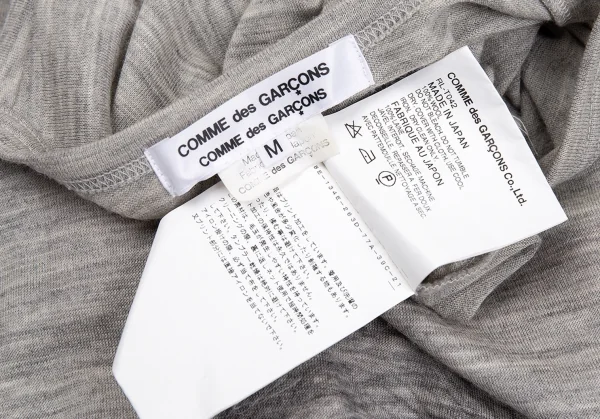 COMMEdesGARCONS 　ウールデザインカットソー コムコム コムデギャルソンCOMME des GARCONSプリントウール