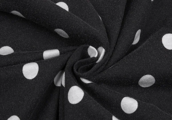 コムコム コムデギャルソンCOMME des GARCONS ネップドットオフショルダーカットソー 黒白S K-75968_012