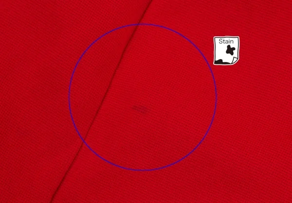 コムコム コムデギャルソンCOMME des GARCONS エステル製品染めバックチェーン装飾プリーツキュロットパンツ 赤SS K-76043_010