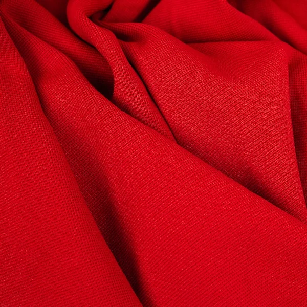 コムコム コムデギャルソンCOMME des GARCONS エステル製品染めバックチェーン装飾プリーツキュロットパンツ 赤SS K-76043_014