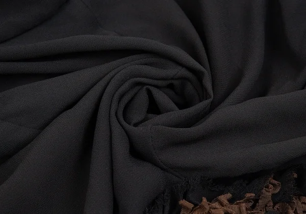 COMME des GARCONS See-through Zip Hem Frill Jacket K-76094_015