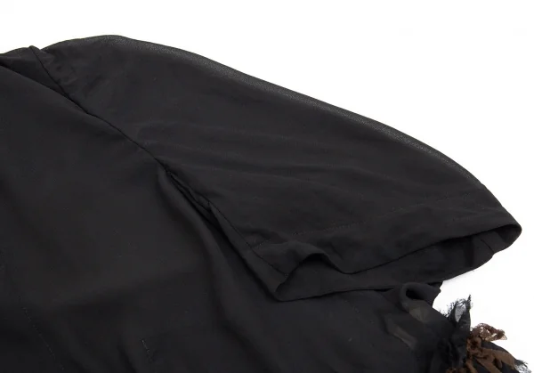 COMME des GARCONS See-through Zip Hem Frill Jacket K-76094_006