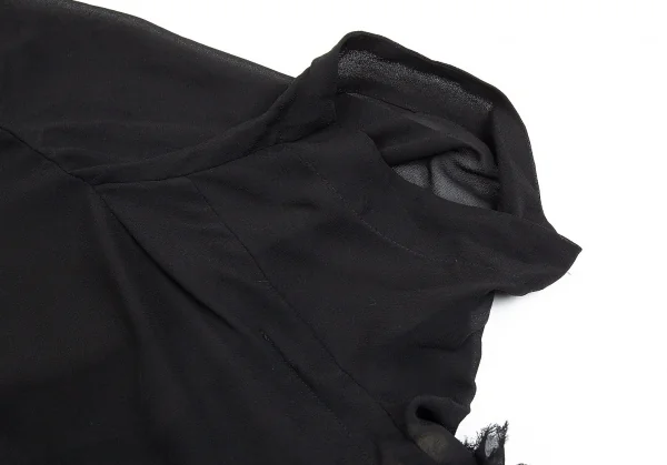 COMME des GARCONS See-through Zip Hem Frill Jacket K-76094_007