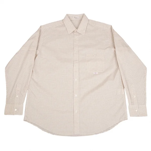 Papas Cotton Plaids Long Sleeve Shirt Brown 52LL K-76135_001