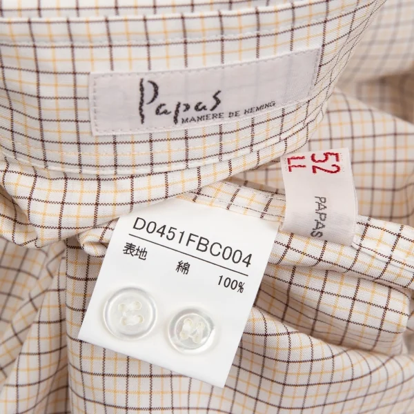 Papas Cotton Plaids Long Sleeve Shirt K-76135_015