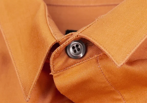 エンポリオアルマーニEMPORIO ARMANI 長袖コットンドレスシャツ オレンジ40 K-76221_003