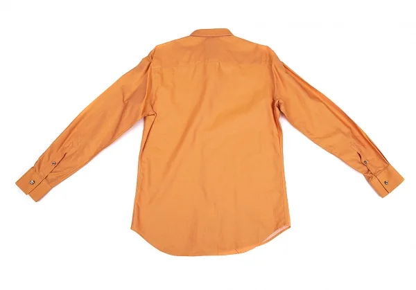 エンポリオアルマーニEMPORIO ARMANI 長袖コットンドレスシャツ オレンジ40 K-76221_009