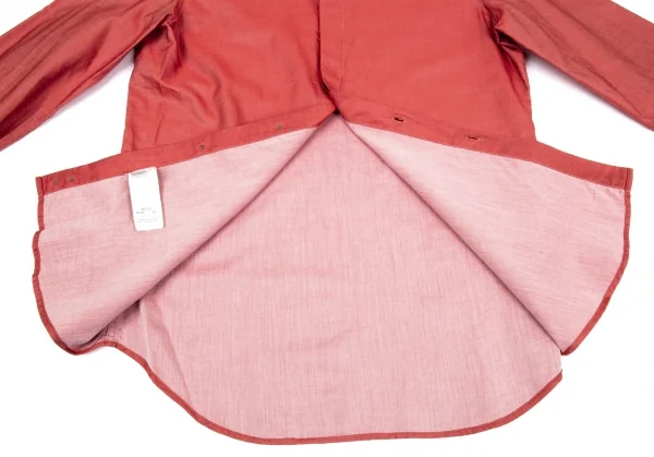 エンポリオアルマーニEMPORIO ARMANI 長袖コットンドレスシャツ エンジ40 K-76222_009