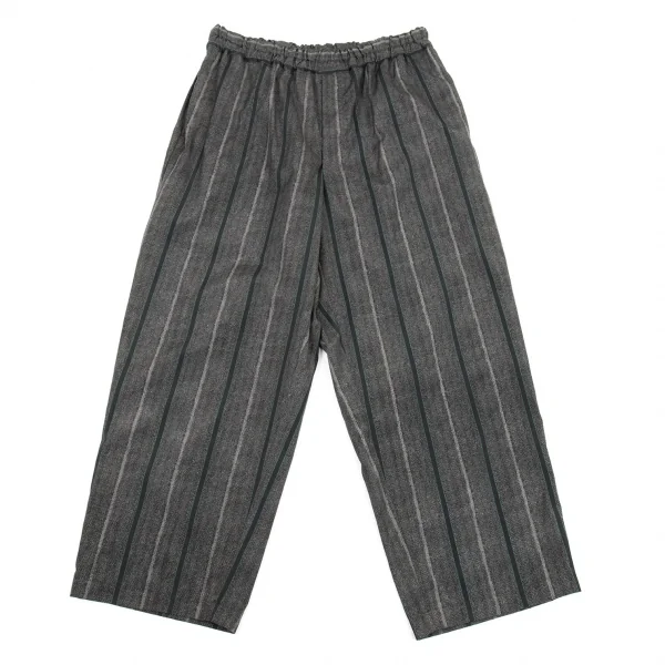 COMME des GARCONS SHIRT Striped Pants Grey,Sky blue S K-76248_001