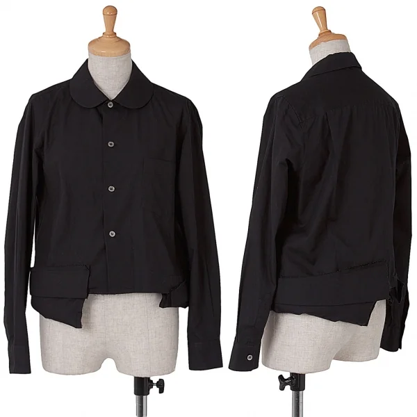 コムデギャルソンCOMME des GARCONS コットン裾中綿入りシャツ