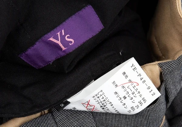 ワイズY's ウエスト切り替えベルトショートパンツ グレー2 K-76324_013