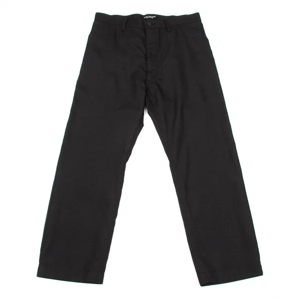 ジュンヤワタナベ コムデギャルソンJUNYA WATANABE COMME des GARCONS ウールポリシンチバックテーパードパンツ グレーXS K-76328_001