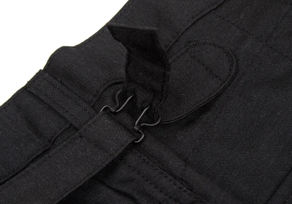 ジュンヤワタナベ コムデギャルソンJUNYA WATANABE COMME des GARCONS ウールポリシンチバックテーパードパンツ グレーXS K-76328_010