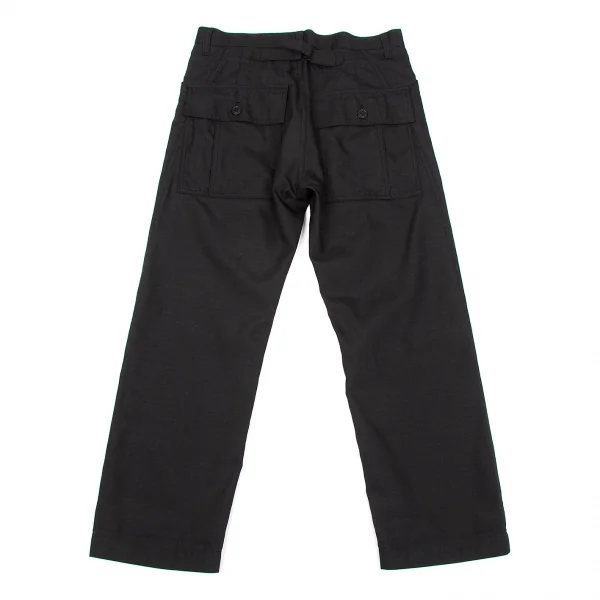 ジュンヤワタナベ コムデギャルソンJUNYA WATANABE COMME des GARCONS ウールポリシンチバックテーパードパンツ グレーXS K-76328_008