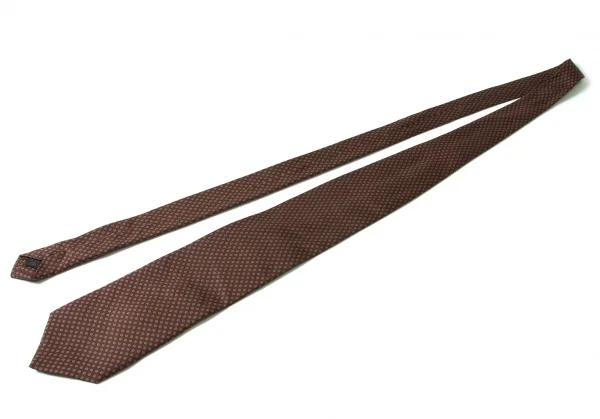 パパスPapas シルク花柄ネクタイ エンジ他 K-76342_002