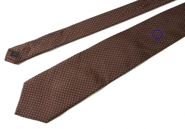 パパスPapas シルク花柄ネクタイ エンジ他 K-76342_005