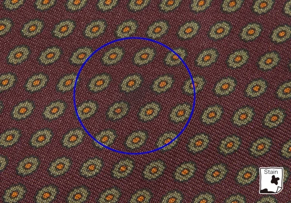 パパスPapas シルク花柄ネクタイ エンジ他 K-76342_006