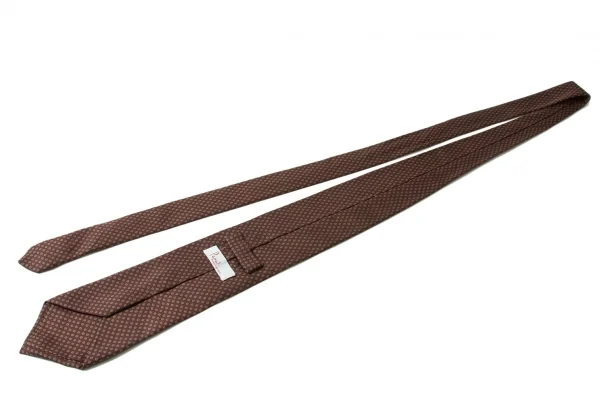 パパスPapas シルク花柄ネクタイ エンジ他 K-76342_007