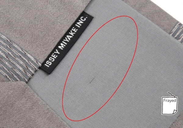 イッセイミヤケ メンISSEY MIYAKE MEN 斜めストライプネクタイ 濃淡グレー K-76343_007