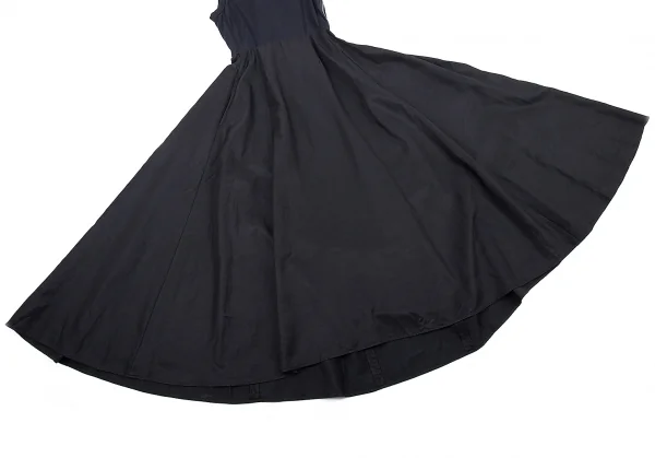 タケシコウサカバイ ワイズ ピンクレーベルTAKESHI KOSAKA by Y's Pink Label バックレース切替コットンワンピース 紺2 K-76373_006