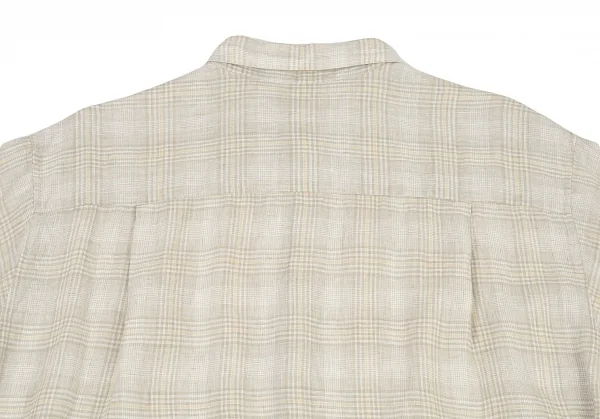 Papas Plaids Linen Short Sleeve Shirt K-76510_010
