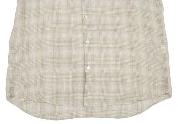 Papas Plaids Linen Short Sleeve Shirt K-76510_006