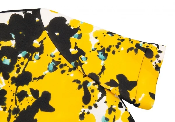 マルニMARNI グラフィックボンディングトップス 白黄黒38 K-76558_005