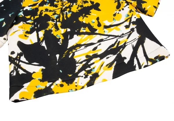 マルニMARNI グラフィックボンディングトップス 白黄黒38 K-76558_006