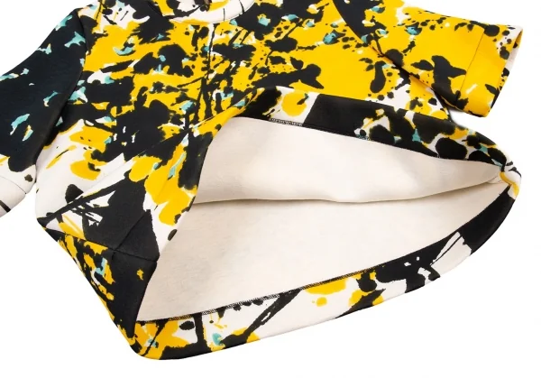 マルニMARNI グラフィックボンディングトップス 白黄黒38 K-76558_007