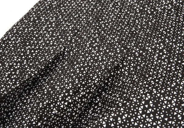 レキップヨシエイナバL'EQUIPE YOSHIE INABA トライアングルジャカードスカート こげ茶白40 K-76603_012