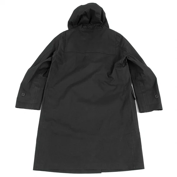 マーガレットハウエル×マッキントッシュMARGARET HOWEL×MACKINTOSH ゴム引きダッフルコート 黒2 K-76619_017