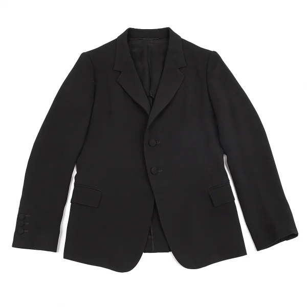 ワイズ エクスクルーシブY's Exclusive トリアセテートポリ2Bジャケット 黒38 K-76690_002