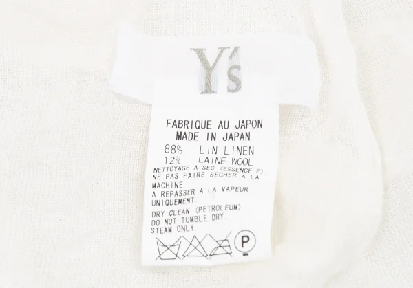 Y's Polka Dot Jacquard Linen Stole K-76725_008