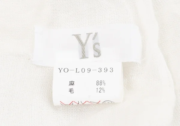 Y's Polka Dot Jacquard Linen Stole K-76725_009