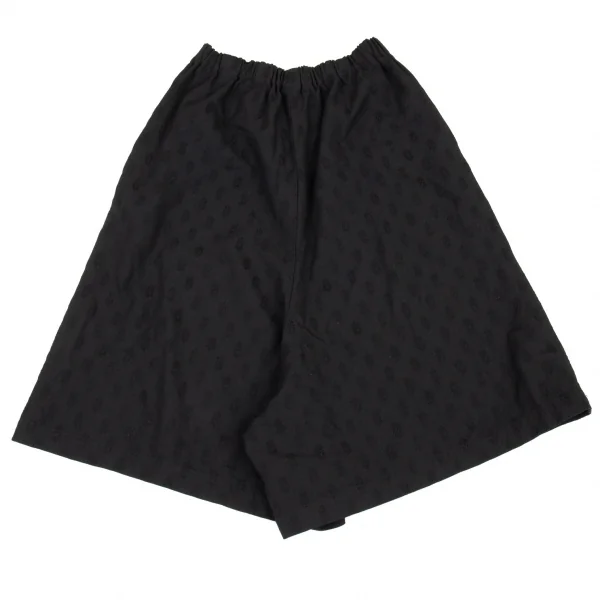 コムコム コムデギャルソンCOMME des GARCONS ポリ製品染めジャガードペンギンパンツ 黒XS K-76727_010