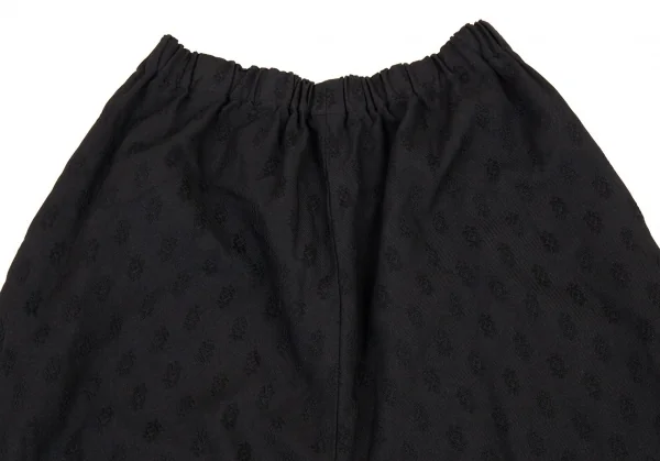 コムコム コムデギャルソンCOMME des GARCONS ポリ製品染めジャガードペンギンパンツ 黒XS K-76727_011