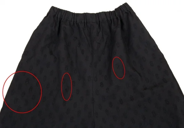 コムコム コムデギャルソンCOMME des GARCONS ポリ製品染めジャガードペンギンパンツ 黒XS K-76727_002