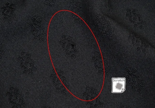 コムコム コムデギャルソンCOMME des GARCONS ポリ製品染めジャガードペンギンパンツ 黒XS K-76727_003