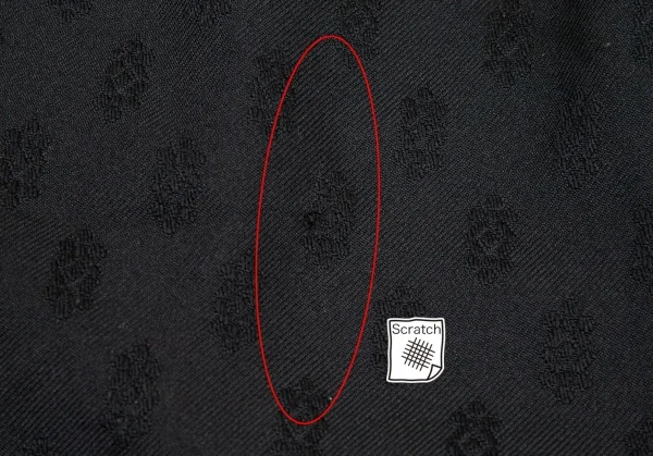 コムコム コムデギャルソンCOMME des GARCONS ポリ製品染めジャガードペンギンパンツ 黒XS K-76727_004