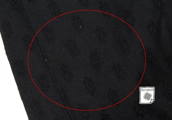 コムコム コムデギャルソンCOMME des GARCONS ポリ製品染めジャガードペンギンパンツ 黒XS K-76727_005