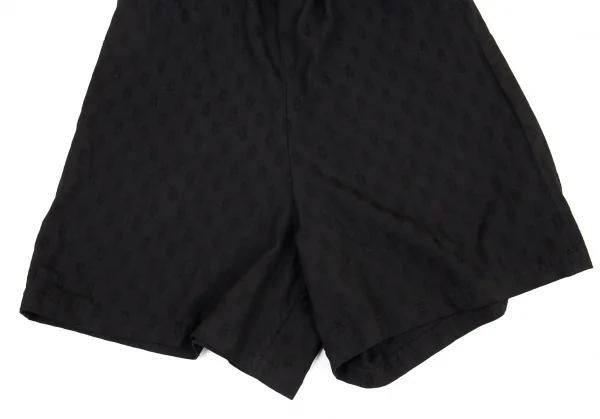 コムコム コムデギャルソンCOMME des GARCONS ポリ製品染めジャガードペンギンパンツ 黒XS K-76727_008