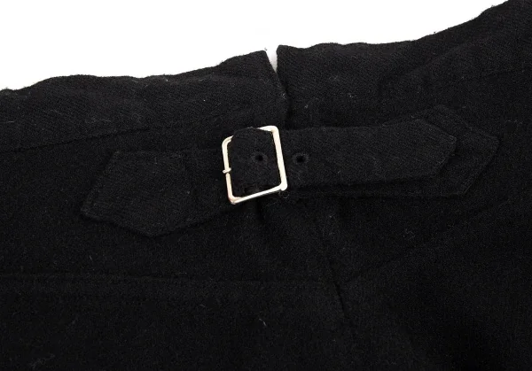 トリコ コムデギャルソンtricot COMME des GARCONS ウール縮絨シンチバックサルエルパンツ 黒S K-76734_010