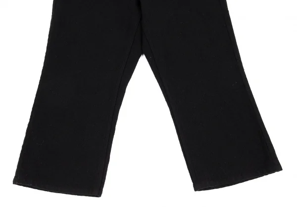 トリコ コムデギャルソンtricot COMME des GARCONS ウール縮絨シンチバックサルエルパンツ 黒S K-76734_006