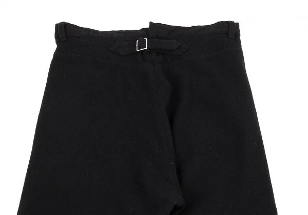トリコ コムデギャルソンtricot COMME des GARCONS ウール縮絨シンチバックサルエルパンツ 黒S K-76734_009